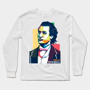 Mihai Eminescu Long Sleeve T-Shirt